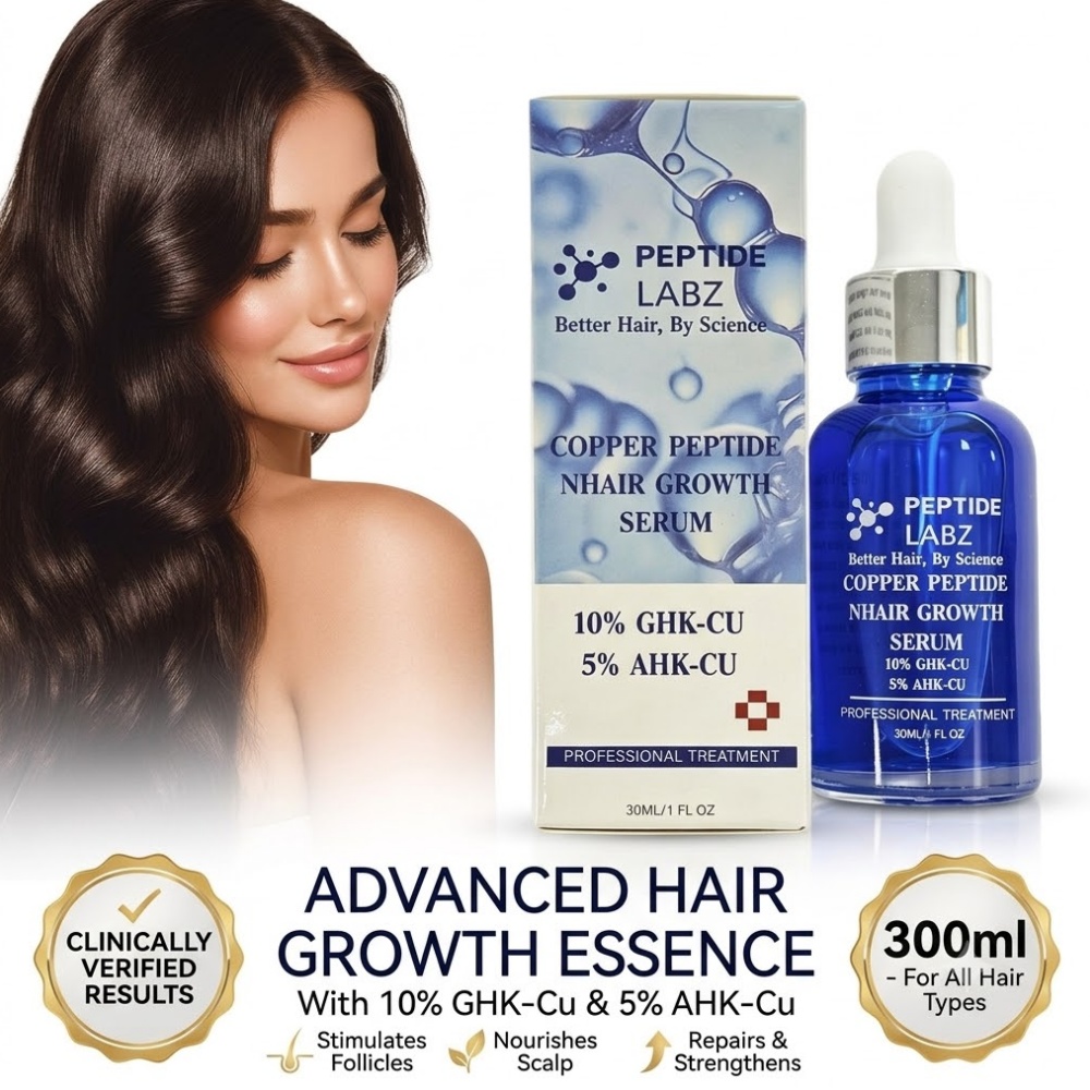 Growth Factor Serum - Esensi Pertumbuhan Rambut Peptida Tembaga GHK