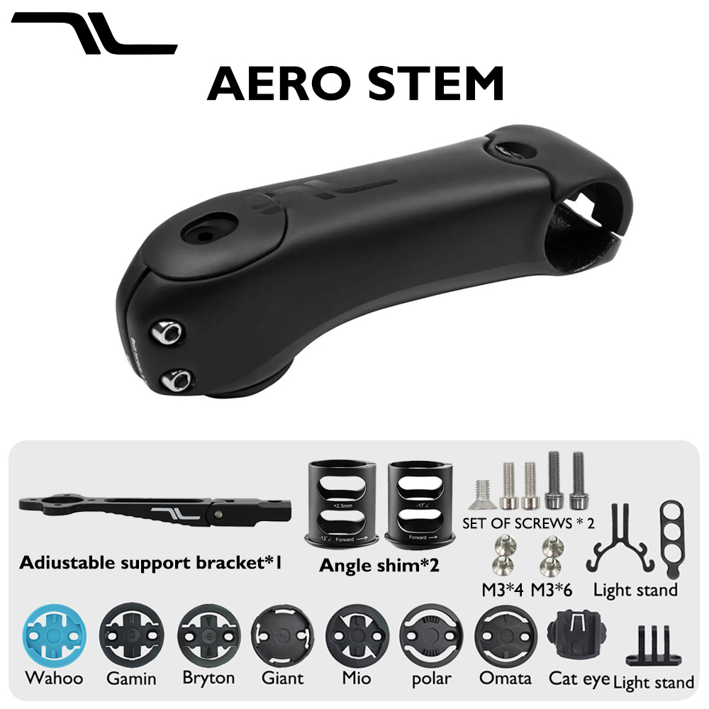 Stem Sepeda Aero Karbon Adjust - Edelweiss Stem Cell ulasan dan harga