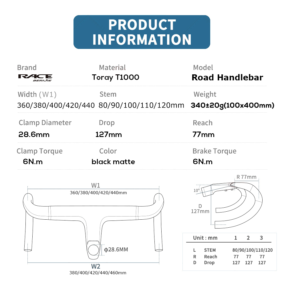 Stang Sepeda Balap RACE Road B - Edelweiss Stem Cell ulasan dan harga