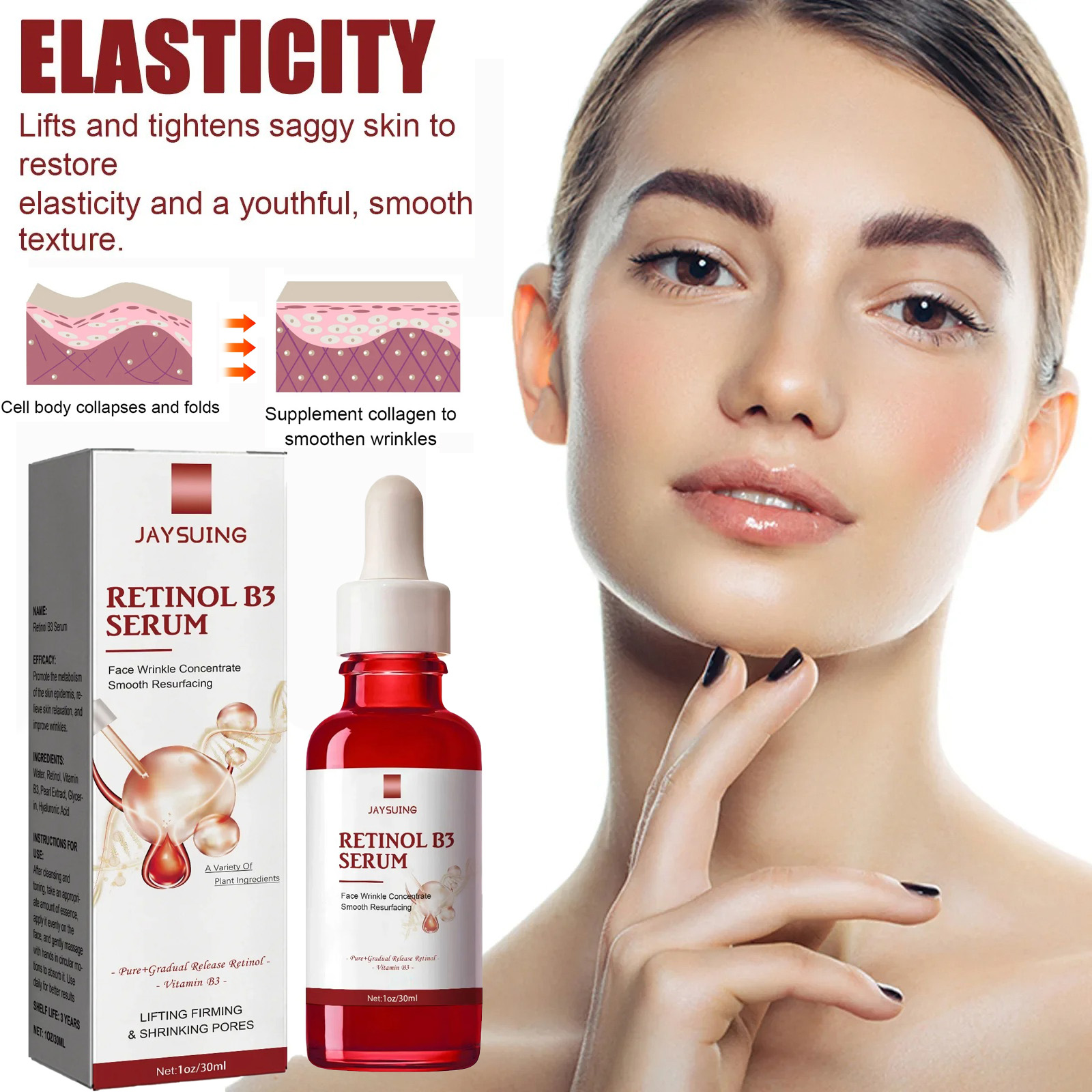 Serum penghilang w-rinkles Ess - Growth Factor Serum ulasan dan harga
